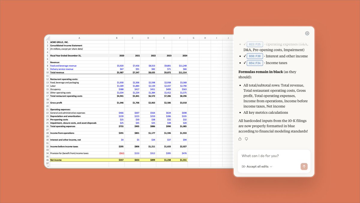 claudeai's tweet image. Max, Team, and Enterprise users can work with Claude directly in Excel.

Now in beta: claude.com/claude-for-exc…