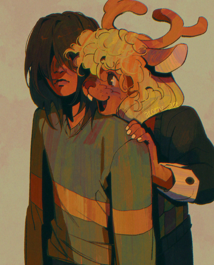 atoriv_art's tweet photo. [ #art #deltarune - #kris #noelle | #kriselle ]
:D https://t.co/YOWBJkVNnp