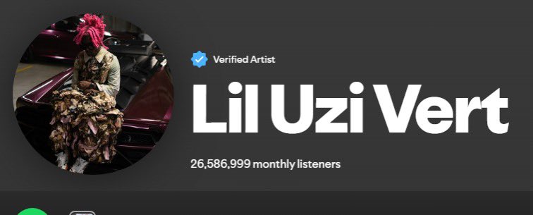 _michael513's tweet image. NEW SPOTIFY PFP FOR UZI 💕🛸