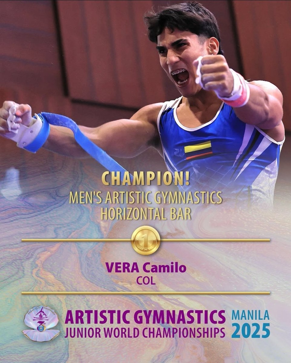 Hoy Camilo Vera se quedó con laa medalla de oro en el campeonato mundial Junior en Manila. 

En Colombia el talento sobra, el problema es cómo lo fortalecemos y apoyamos.