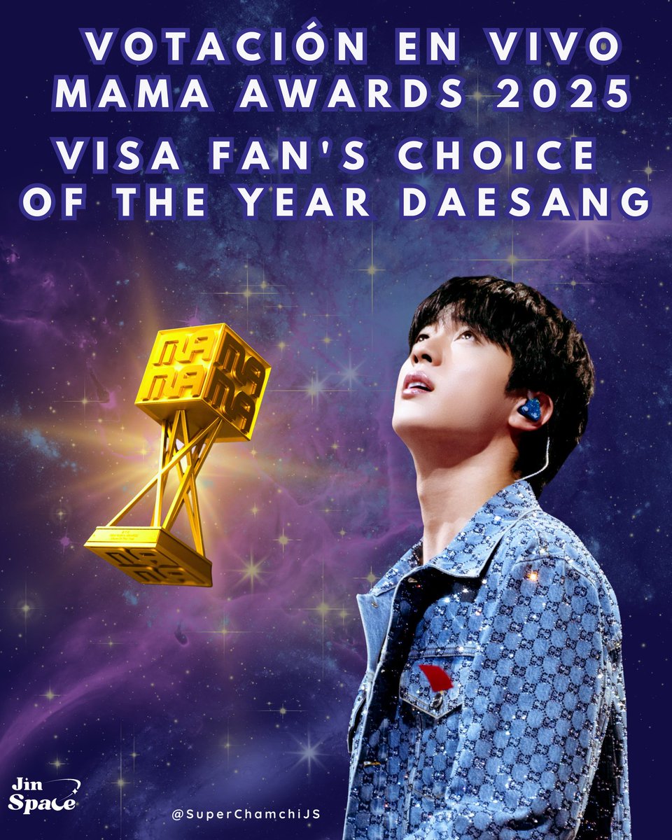 jinspacelatam's tweet image. VOTACIÓN EN VIVO MAMA AWARDS 2025 

🕒 ¿Cuándo se vota?

📅 28/29 de noviembre
🎥 Durante la ceremonia de los MAMA en tu App Mnet Plus 

✅ PASO POR PASO
1️⃣ 📱 Abre Mnet Plus
2️⃣ 👤 Asegúrate de tener sesión iniciada
3️⃣ 🎥 Quédate en la app mientras ves el evento
4️⃣ 🔔 Cuando Mnet…