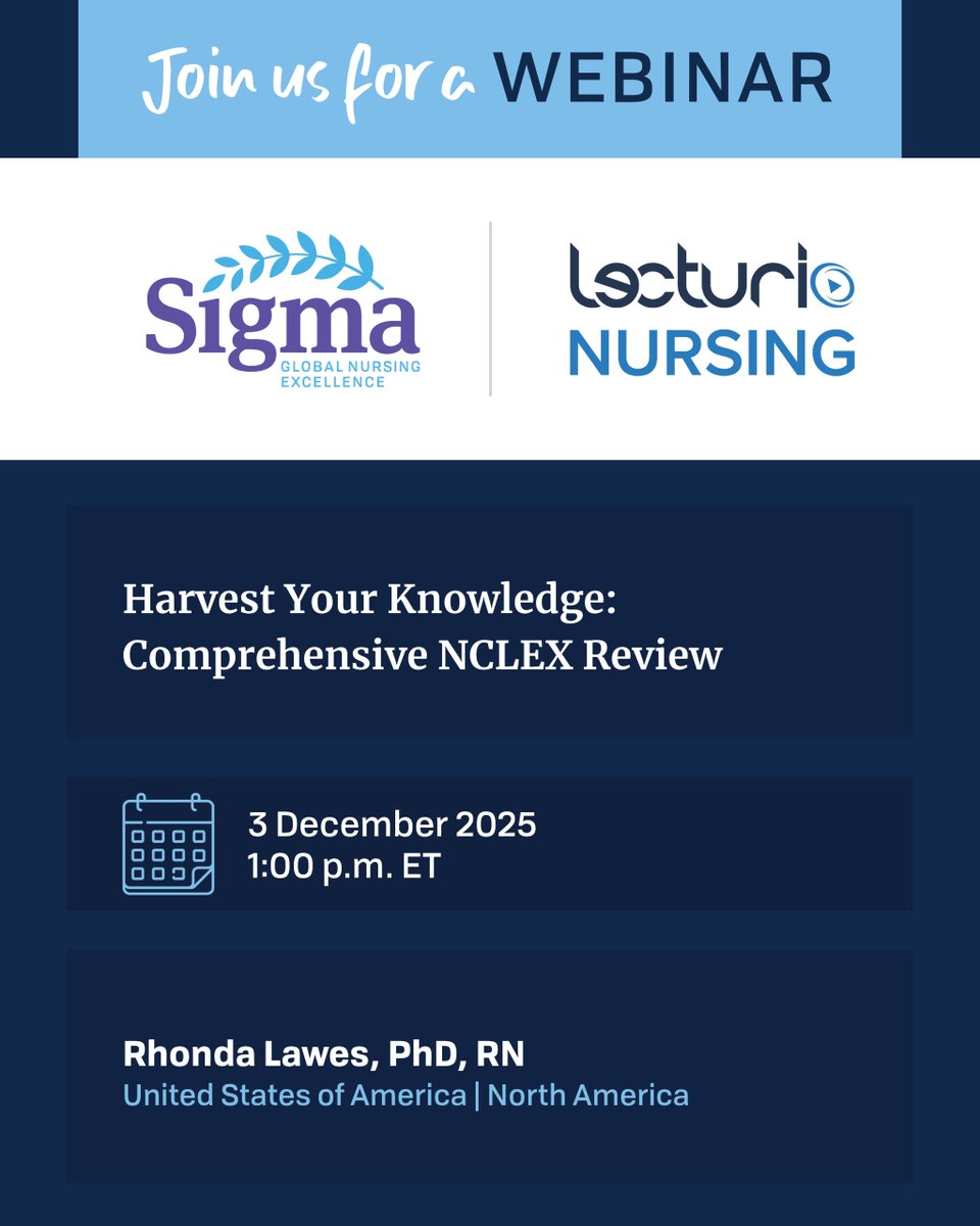 This power-packed webinar is designed to help you synthesize your knowledge, identify weak areas, and develop a strategic study plan for NCLEX success. You'll walk away with practical strategies, expert tips, and the confidence you need. Register » bit.ly/4ikEz9B