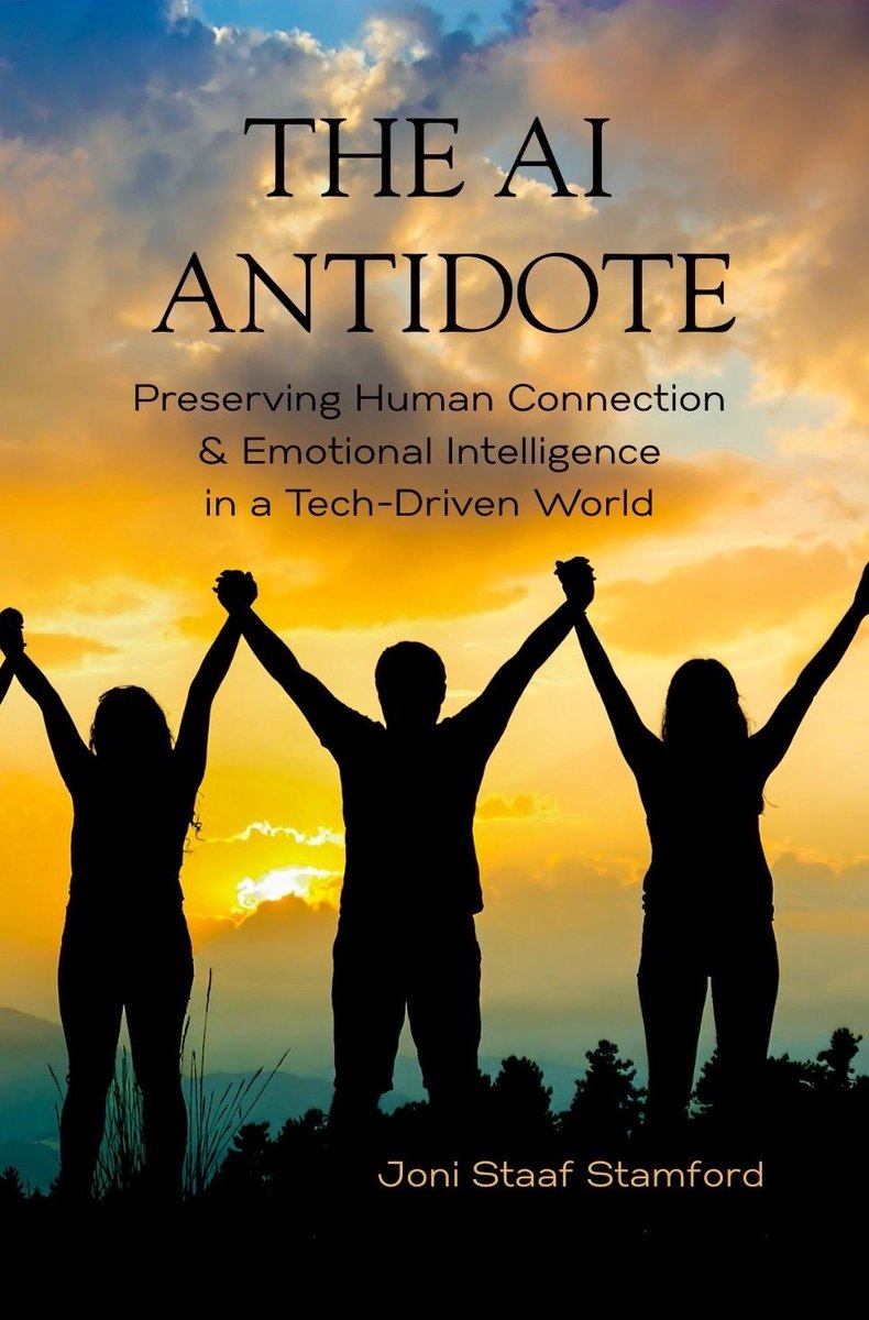 JoniSturgill's tweet photo. In one week, you’ll be able to get a copy of this timely book, about AI, technology, mental health, and human connection. Register to join the virtual book launch on December 15 here: https://t.co/tBzLAdKSMI #TheAIAntidote #TheSpaceToChoose #InsightWithJoni #Mindfulness https://t.co/XTwDen2jmS