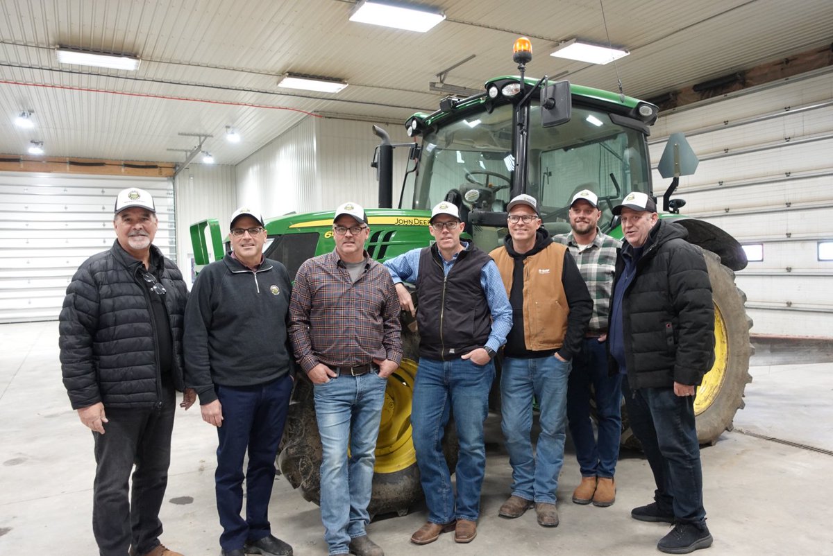 Thank you <a href="/JohnBarlowMP/">John Barlow</a>, <a href="/freddaviescpc/">Fred Davies, MP</a>, and <a href="/DeanAllisonMP/">Dean Allison</a> for joining us at District 6 Director Jeff Barlow’s farm today. We appreciate the meaningful conversations on the challenges and opportunities facing Ontario grain farmers. #OntAg