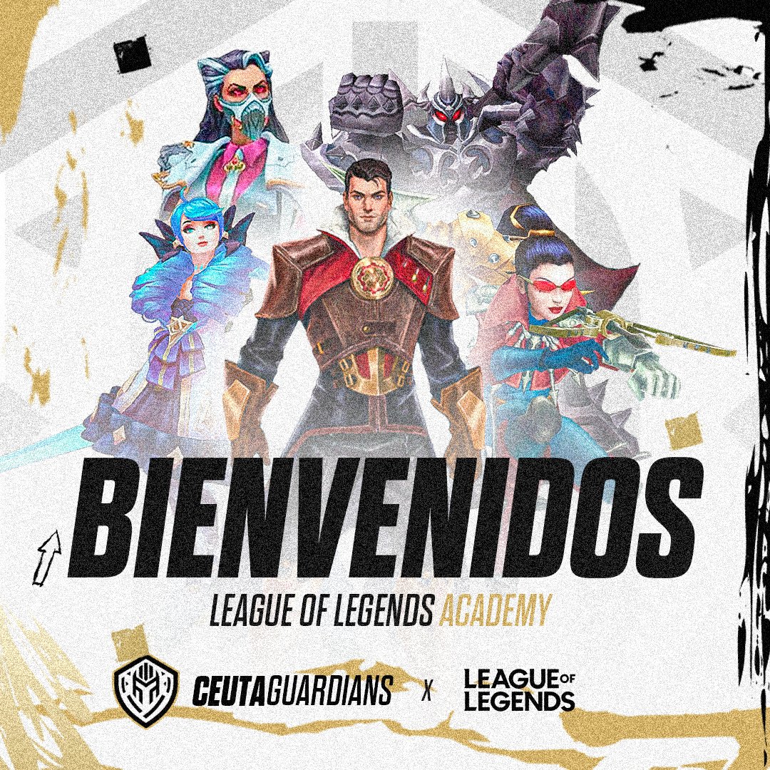 ¡𝗕𝗜𝗘𝗡𝗩𝗘𝗡𝗜𝗗𝗢𝗦 𝗔 𝗖𝗘𝗨𝗧𝗔 𝗚𝗨𝗔𝗥𝗗𝗜𝗔𝗡𝗦!

🔷TOP:  <a href="/16juancuenca/">Juan</a> 
🔷JUN:  <a href="/Veiga313/">Veiga</a>  
🔷MID:  <a href="/Clavijoszzz/">Clavijos</a> 
🔷ADC:  <a href="/Sherilcrow7/">Sheril</a>  
🔷SUP:  @manelic_10

Nuestro nuevo academy
Las mismas ganas de ganar 😏
#WeGuardYou <a href="/CamaraCeuta/">Cámara Ceuta</a>