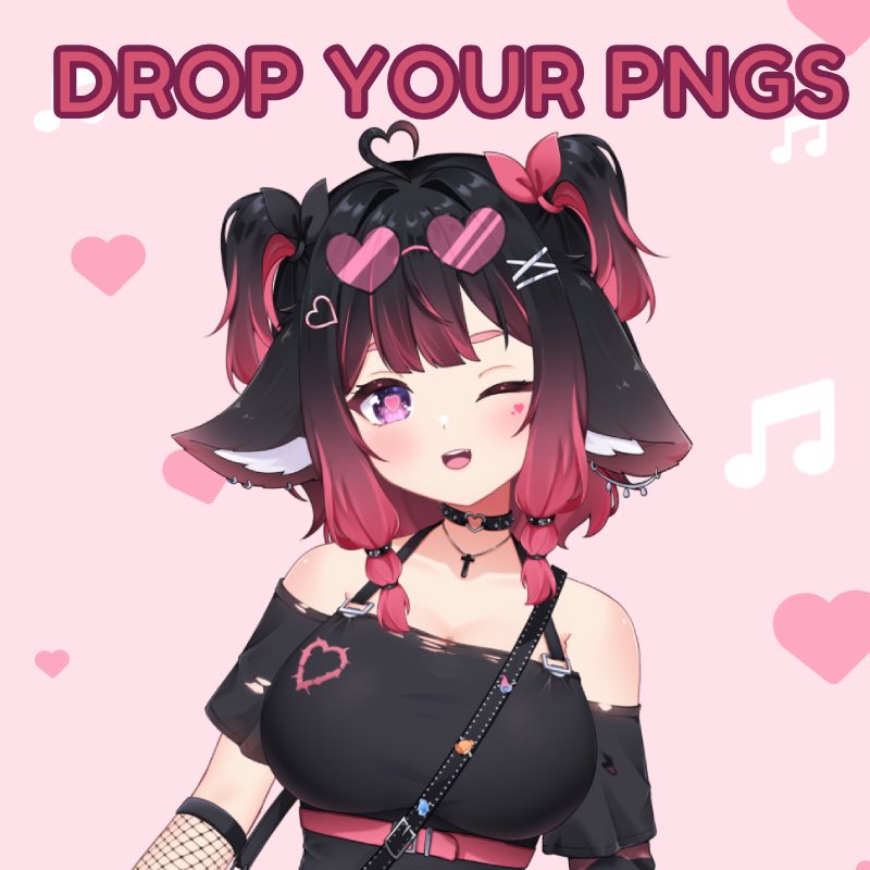 LilSunniiVT's tweet image. DROP YOUR PNG!! Imma review them on stream!!