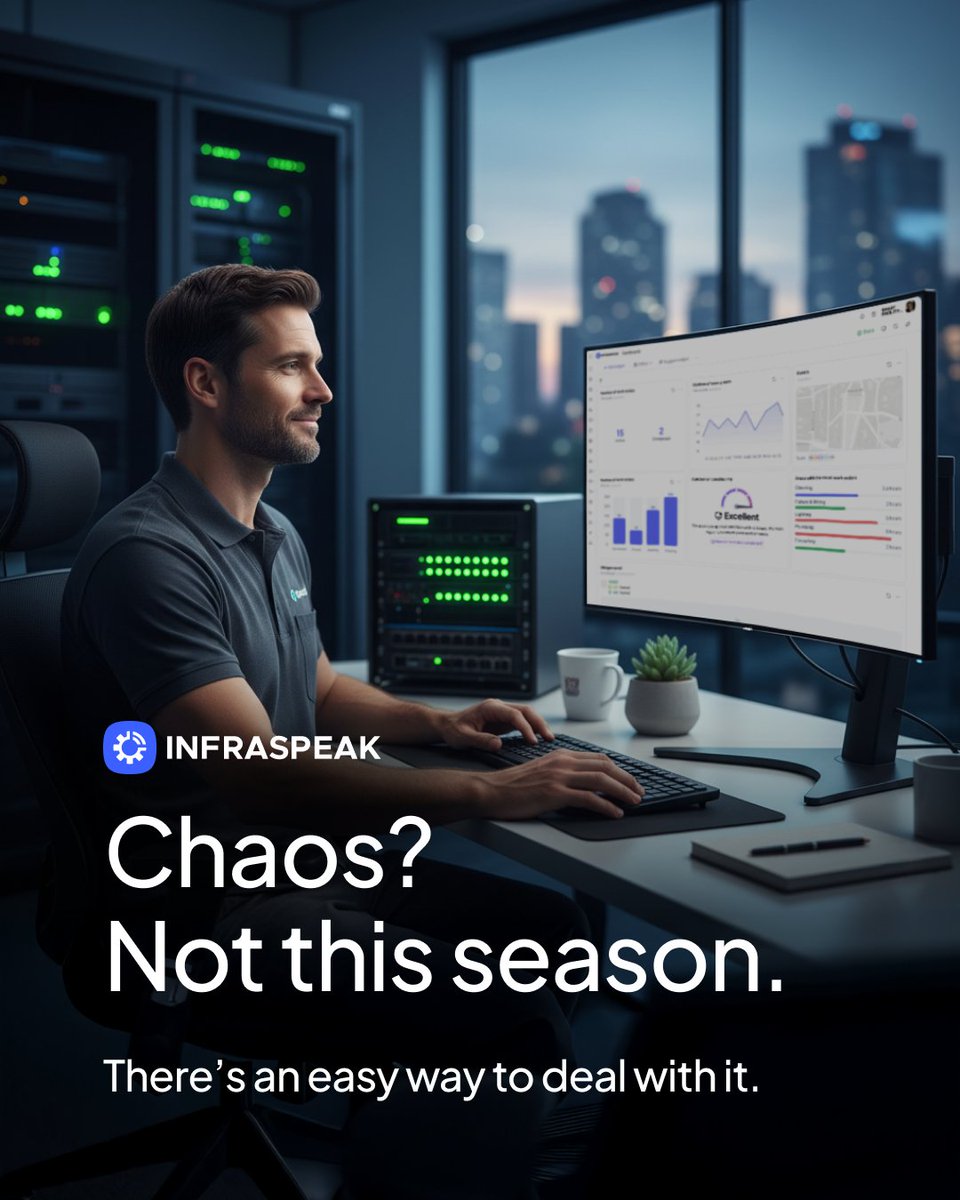 infraspeak's tweet image. Black Friday week is here, and you know what that means 😅
Downtime. Last-minute fixes. Midnight “Who’s on call?!” messages.
Or… you could be ready.
👉 Read the article and stay ahead of the madness: lnkd.in/dPt-QHcX
#WorkAsOne #RetailFM #FacilitiesManagement #Infraspeak