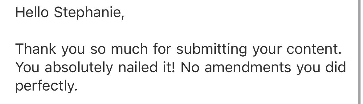 stephlebronugc's tweet image. The perfect feedback for a Monday morning 🤍 hearing feedback like this never fails to make me smile. Really doesn’t get old! #ugc #UGCcreator #ugccommunity