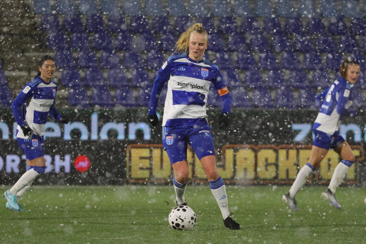 Winter wonderland ❄️🌨🥶 Letterlijk met de 7-1 eindstand.