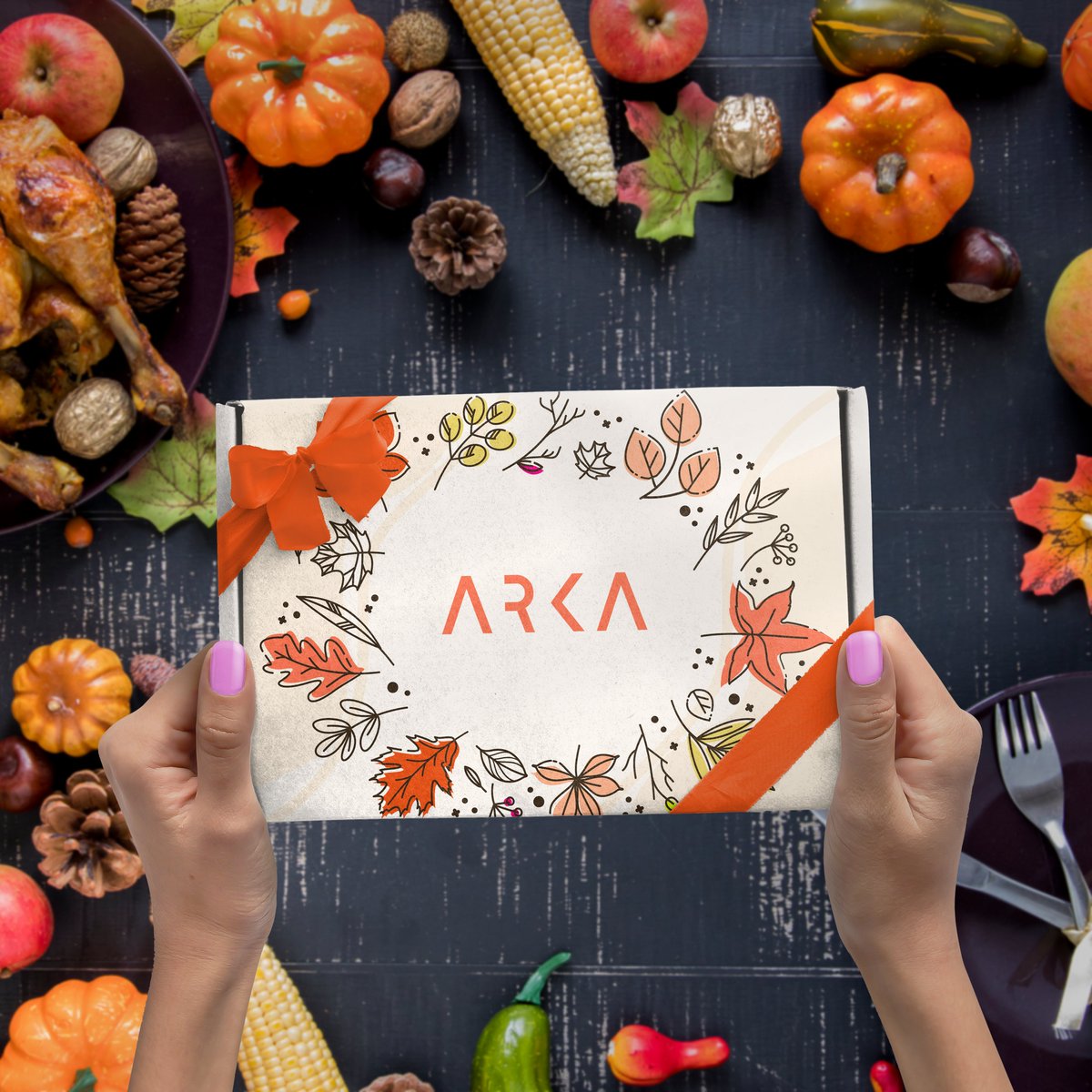 Gratitude is always in season.
This Thanksgiving, we’re thankful for the bold brands, creative founders, and growing teams who trust Arka to bring their packaging visions to life.
Wishing you a warm, joyful, and beautifully wrapped holiday.