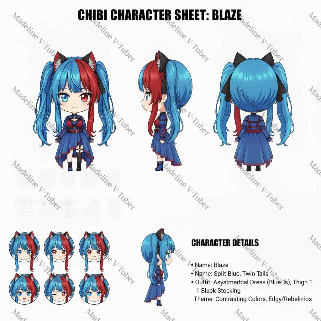 madelinevtuberr's tweet image. Chibi sheet finished   Dreamy pastels + expressive details. DM for  Perfect for rigging + branding. DM to secure your  commission! #VTuberSheet #VTuberDesign