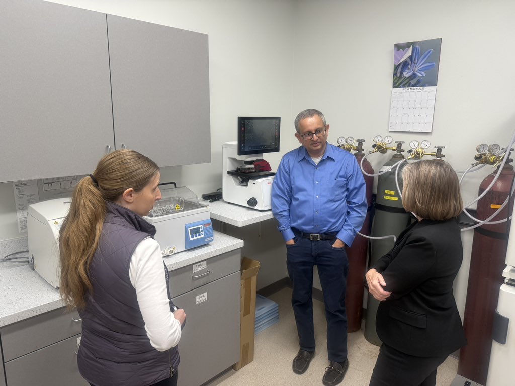 RepMMM's tweet image. Visited ORF Biologics in Tiffin to learn about their work producing and purifying proteins for medical research and developing new therapeutics. We also discussed how to better support young researchers in Iowa and across the country.