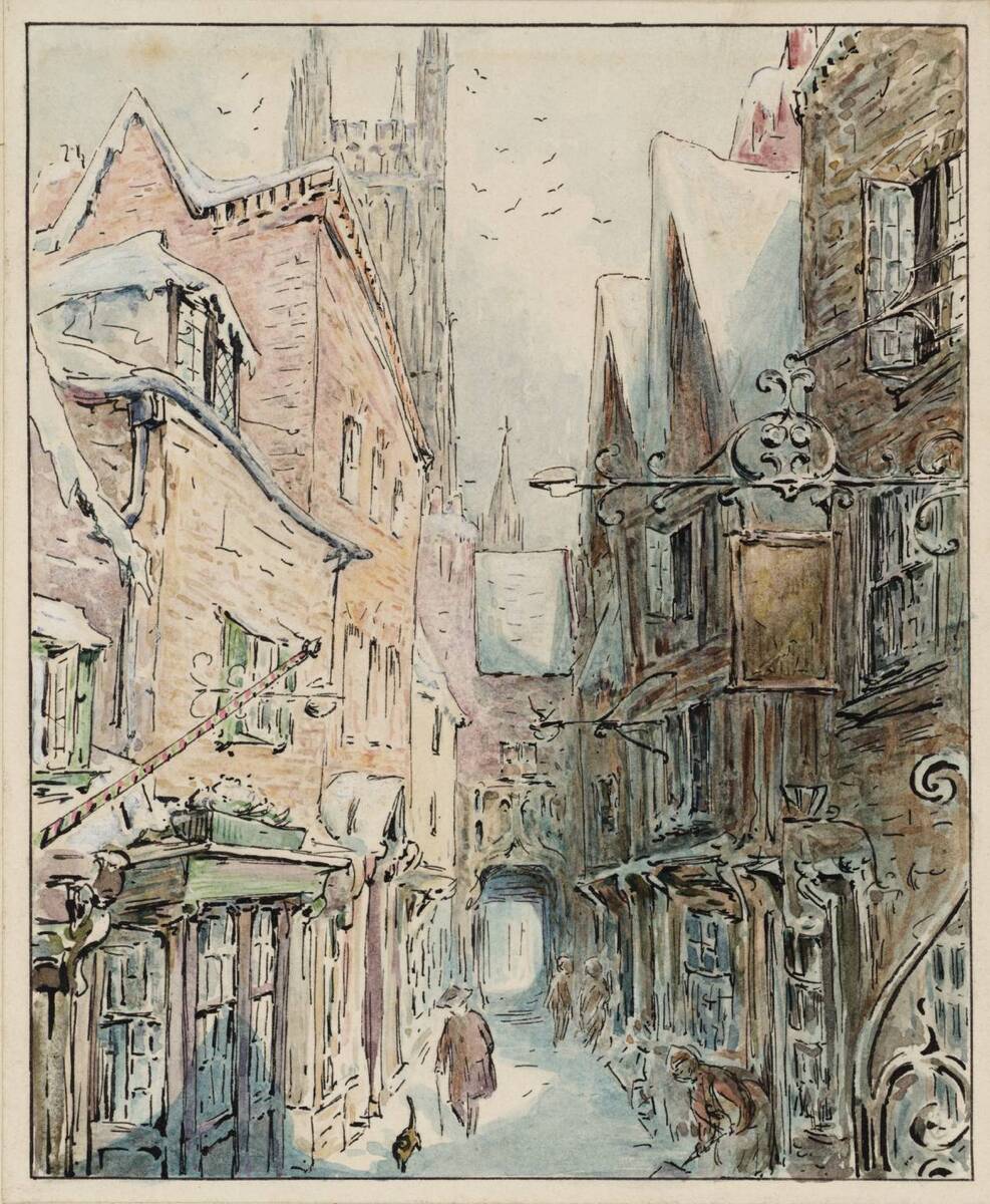 The Tailor and Simpkin Set Out for the Shop wikiart.org/en/beatrix-pot…