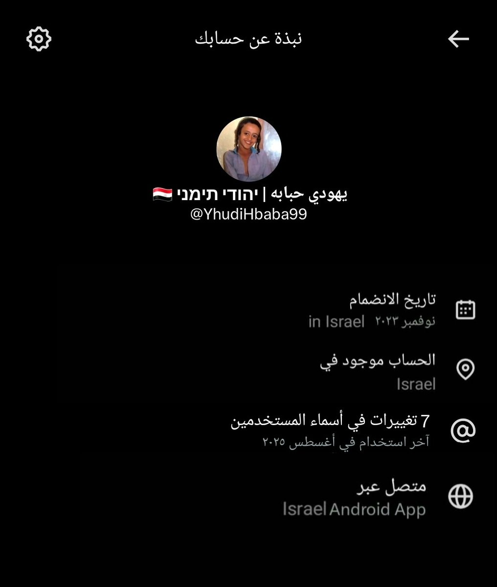 بعد التحديث الأخير في منصة X وظهور ميزة تحديد
موقع الحساب تبين أن معظم الحسابات التي تدعي أنها
ليهود يمنيين تدار من داخل اليمن وحسابي هو الوحيد
الذي ظهر أن مكان إدارته من إسرائيل 

جزيل الشكر لمنصة X على هذه الشفافيه
وجزيل الحب لكم متابعيني الاعزاء 🤍🌹
