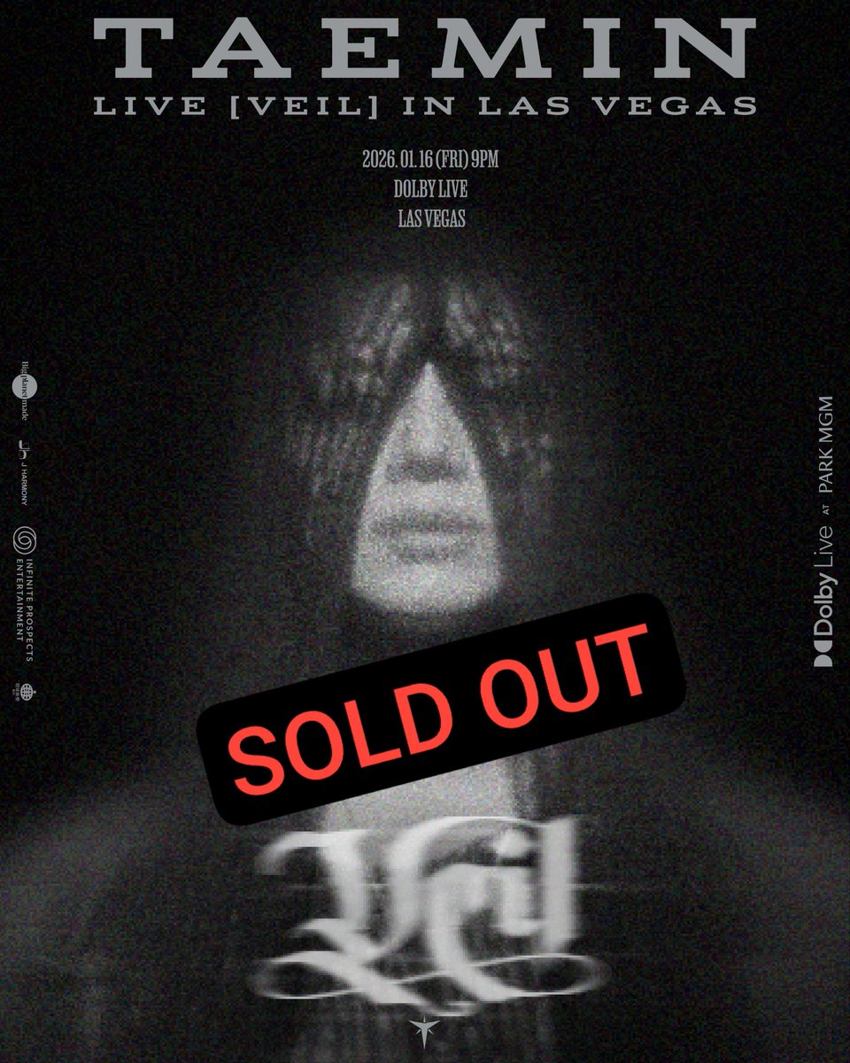 h0urlytaemin's tweet image. #TAEMIN’s ‘Veil’ concert in Las Vegas SOLD OUT in under 10 minutes with over 166k in the queue.