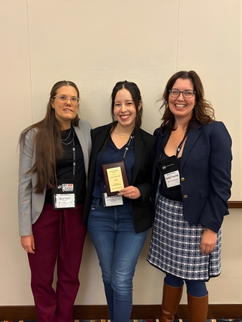 SacStatehhs's tweet photo. A big congratulations to HHS’ very own @DSlakoffPhD for receiving the New Scholar Award from the American Society of Criminology!
She presented on her co-authored research on co-victims’ beliefs about the ethics of true crime and what constitutes ethical storytelling.
#CSUS https://t.co/g9PBXkvVtv