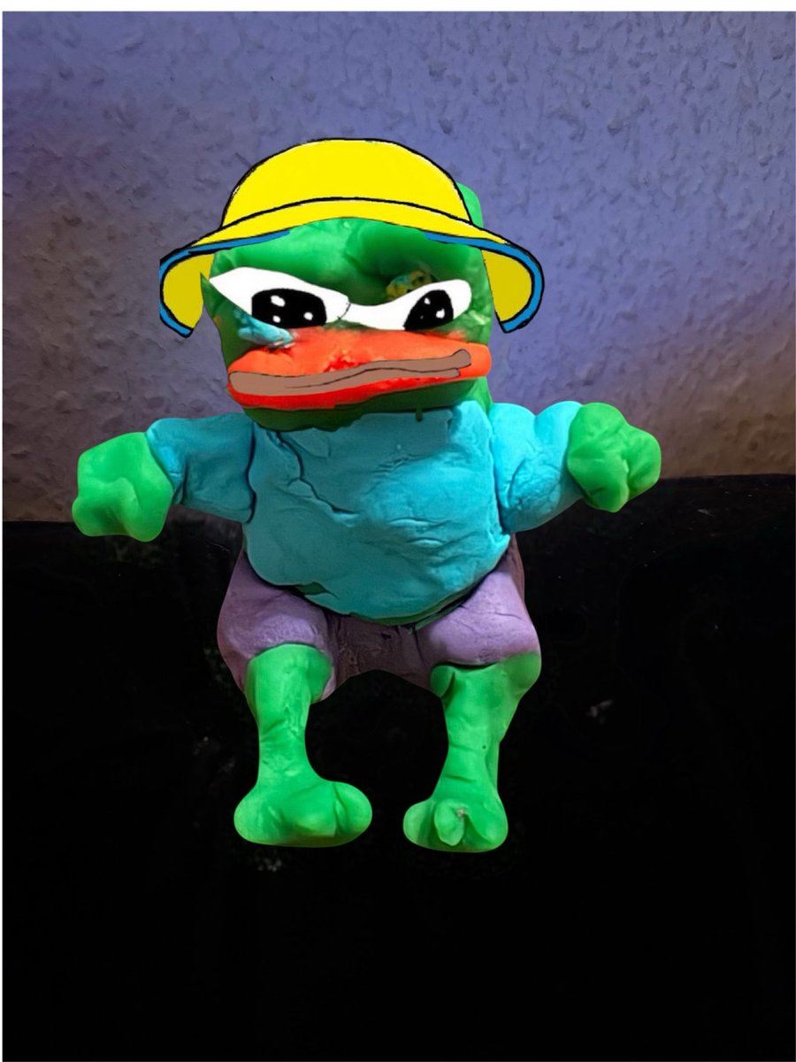 LovelyGirl999's tweet photo. Selfmade Apu 🐸🫣😂
#ApuApustija #Fun #TeamApu #Frog https://t.co/s1gTYiZztc