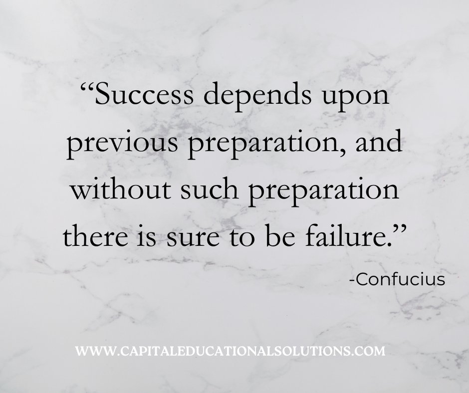 CapitalESol's tweet image. Success starts with preparation.  CES helps students and families build the skills and plans they need to thrive in school and beyond.
#CapitalEducationalSolutions #AcademicCoaching #StudentSuccess #ParentSupport #ExecutiveFunctioning #StudySkills #MotivationMonday