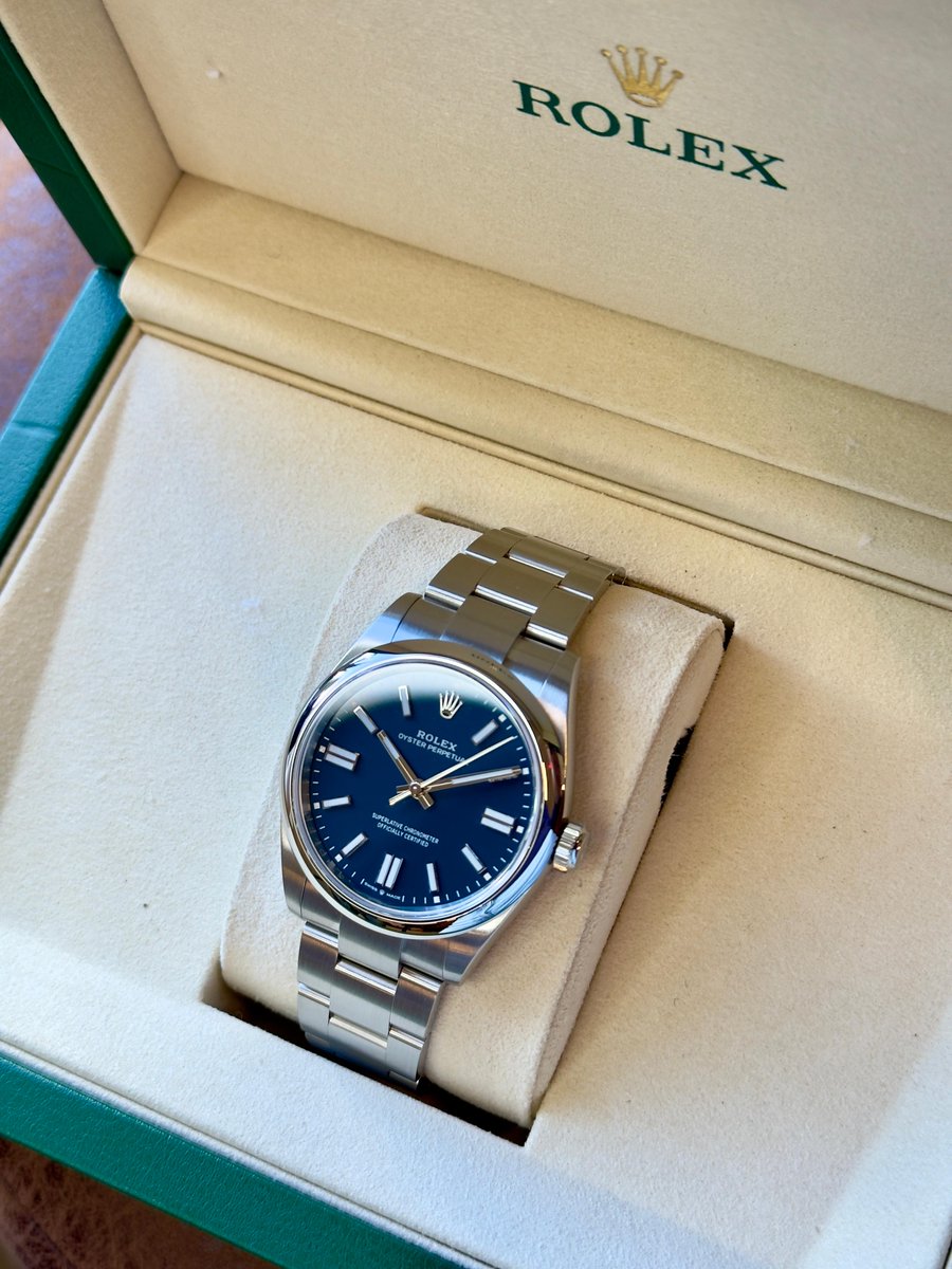Element_iN_Time's tweet image. Monday Blues with 41mm Rolex OP No-Date Med Blue Dial

elementintime.com/products/41mm-…