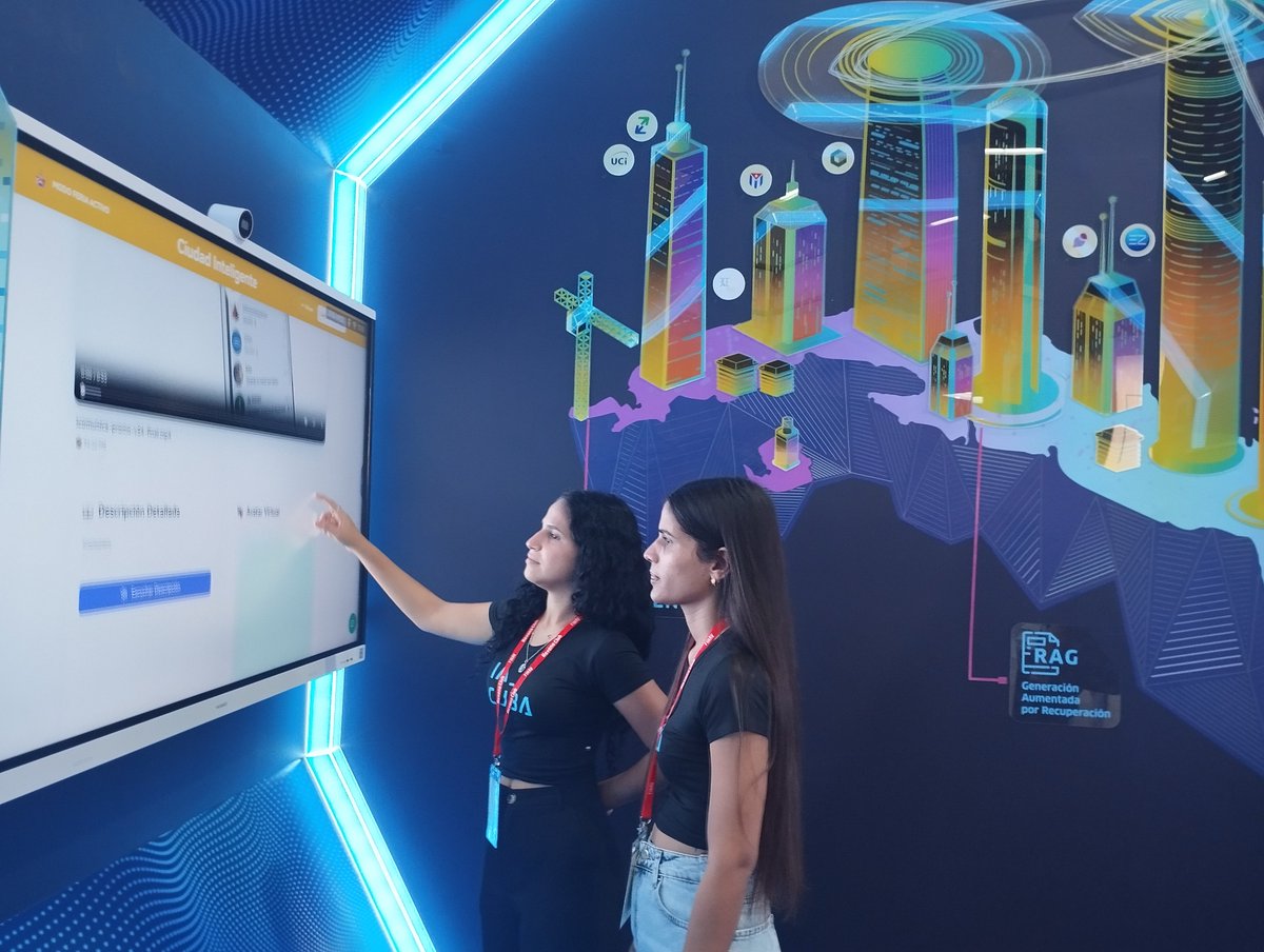 La <a href="/universidad_uci/">Universidad de las Ciencias Informáticas</a>  presente en el Stand "IA Cuba" en #FIHAV2025.
Espacio para mostrar soberanía y talento #SomosUCI #UniversidadCubana <a href="/YanioHdez/">Yanio Hernández </a>