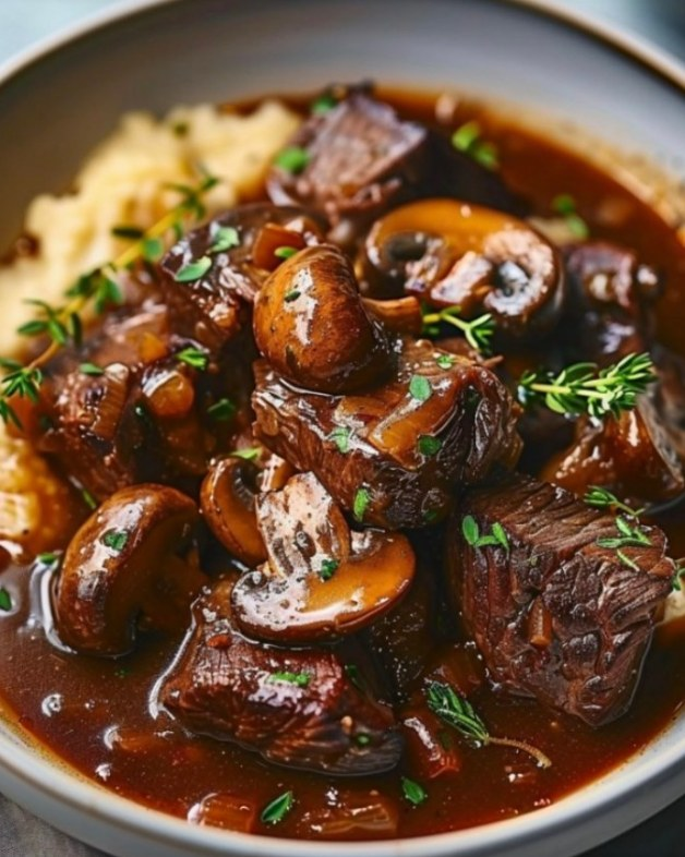 summer_food's tweet photo. French Countryside Beef and Mushroom Stew https://t.co/e2G7l2161J