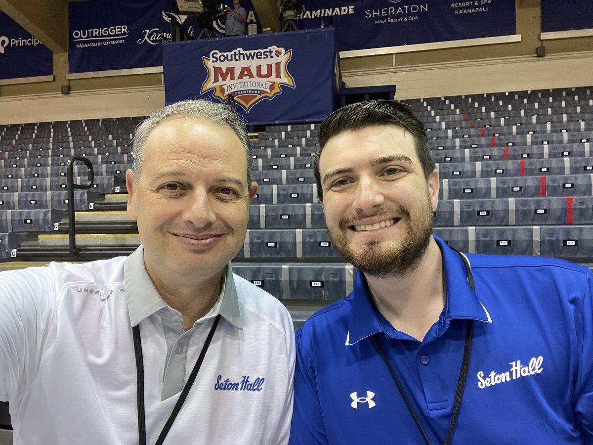 Aloha and good morning from Maui! <a href="/Matt__Ambrose/">Matt Ambrose</a> and I have the <a href="/SetonHallMBB/">Seton Hall Men's Basketball</a> radio call at 2:20 PM ET vs. NC State (19 KenPom) on the <a href="/SHUAthletics/">Seton Hall Athletics</a> app, Varsity app, <a href="/SIRIUSXM/">SiriusXM</a> 383. Great opportunity for the Pirates.