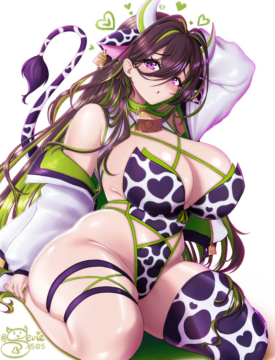 Sevie1505's tweet image. moo 🐮💚 #NIKKE