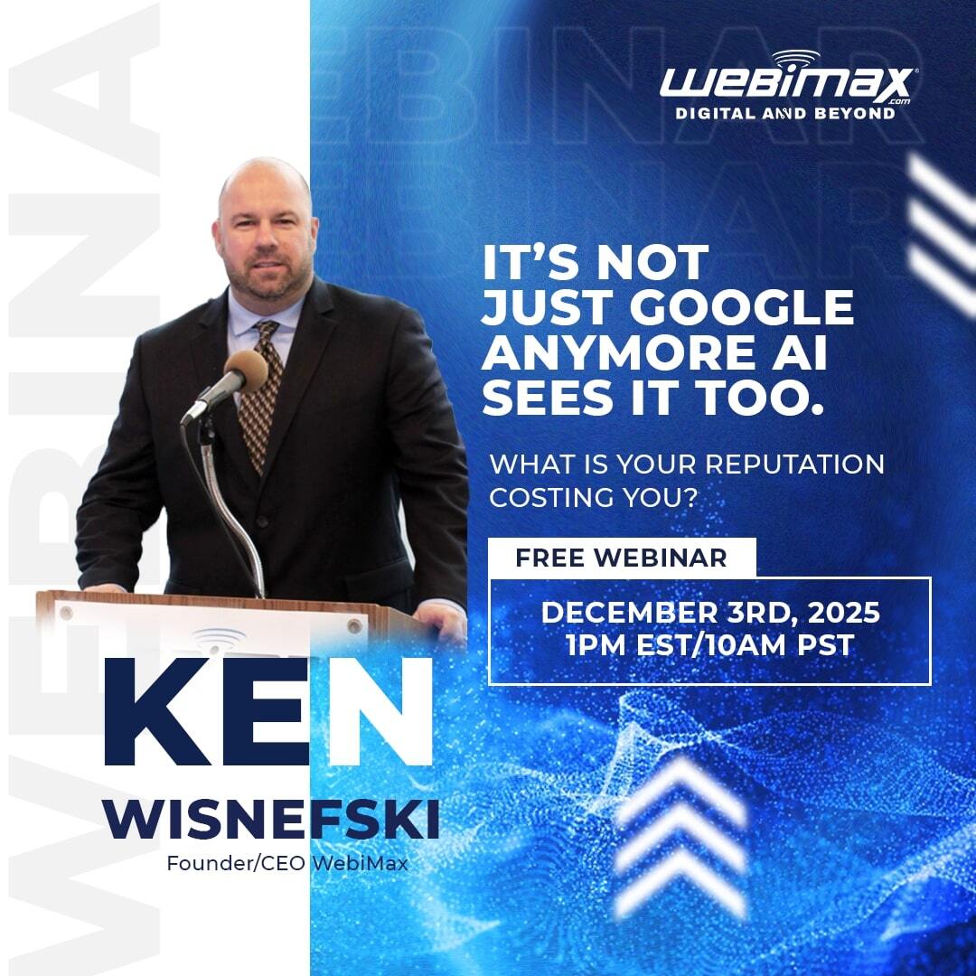 What shows up about your brand in search, video, social and AI answers is quietly costing you customers. Join our free webinar "What is Your Reputation Costing You?" on December 3rd, 2025 - 1 PM EST / 10 AM PST.
The first 50 registrants get a free Reputation Snapshot.
Register