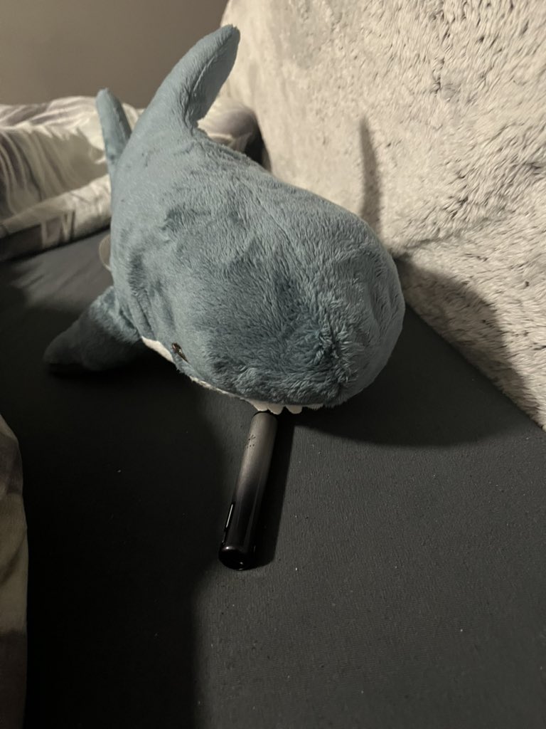nooo little sharky thats not good for you