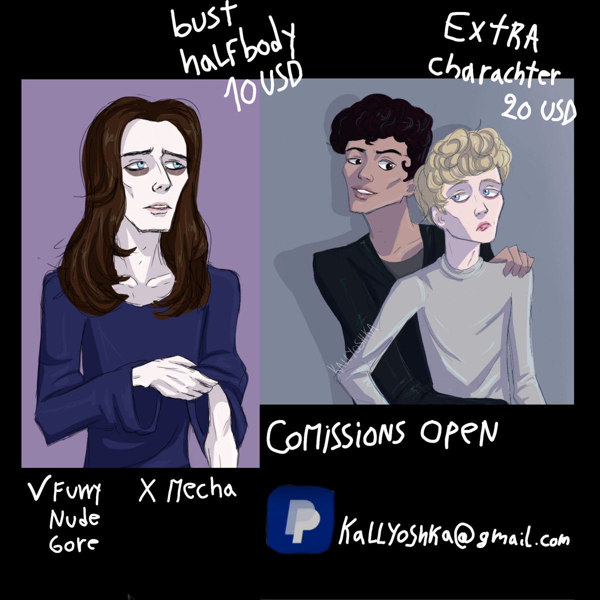 Haditapajera's tweet image. Comisiones de emergencia 
.
.
.
#opencommission #comissionsopen #ComisionesAbiertas