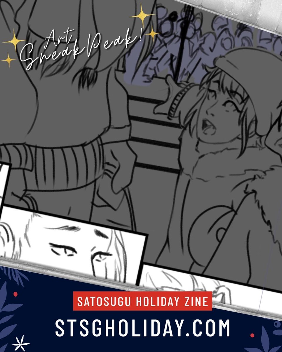 Here's a sneak peek of my piece for the upcoming <a href="/StSgHoliday/">StSgHoliday</a> zine! Please check out their page to get frequent updates on the project. Everyone's pieces are looking so amazing so far!