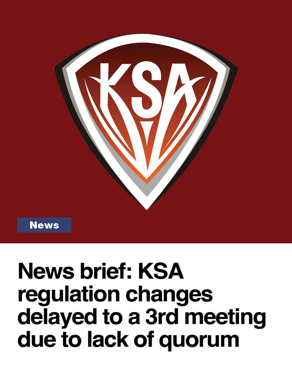 Runnermag's tweet image. #News brief: KSA regulation changes delayed to a 3rd meeting due to lack of quorum

 #KsaNews #RegulationUpdate #PolicyChanges
ow.ly/swIO50XwHpM