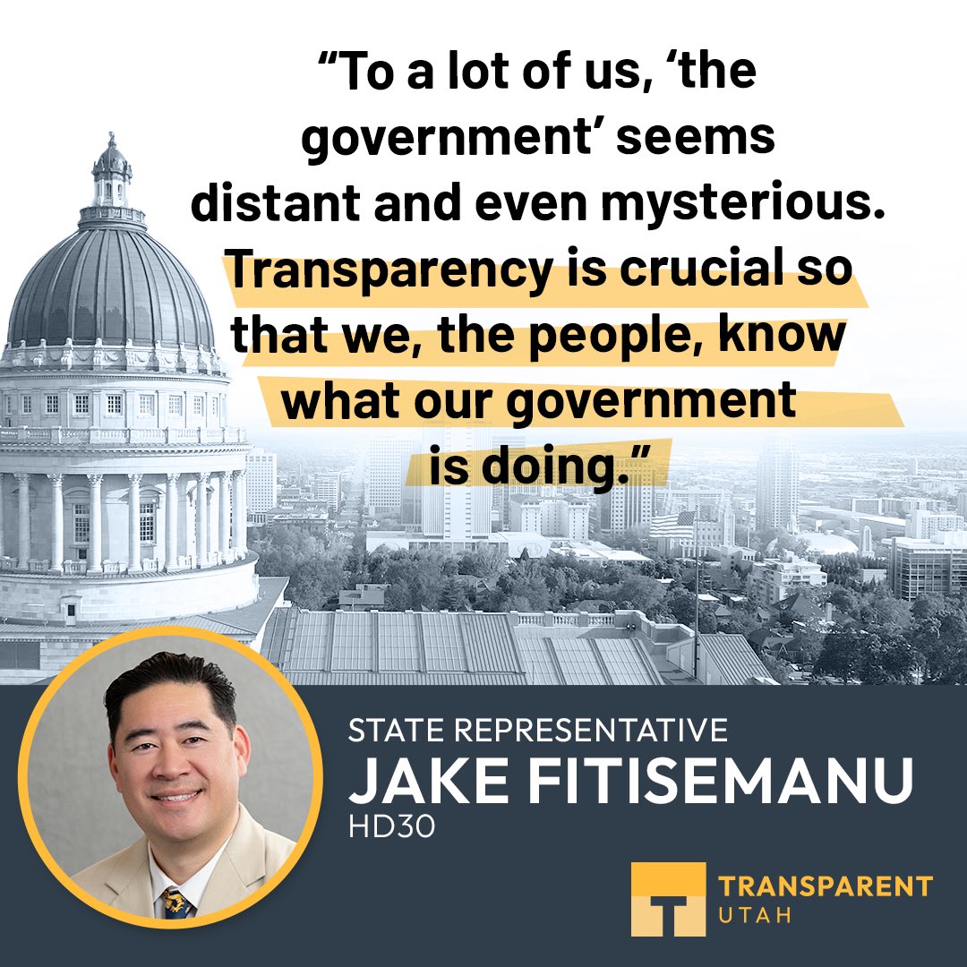 UtahTransparent's tweet image. #ThankfulForTransparency

Transparent.Utah.Gov