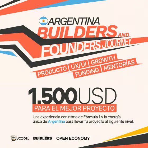 chatterpay's tweet image. Cerrá el año construyendo algo real.

Local Node @Scroll_ZKP Argentina lanza su Founders &amp;amp; Devs Journey Program: workshops, mentorías, y USD $1.500 al mejor proyecto.

3 semanas. Del 1 al 20 de diciembre.

Inscripciones abiertas 👇🚀