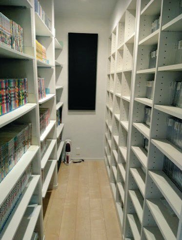 引っ越し前の本棚（1枚目）があまりにもぐちゃぐちゃすぎたから新居（2