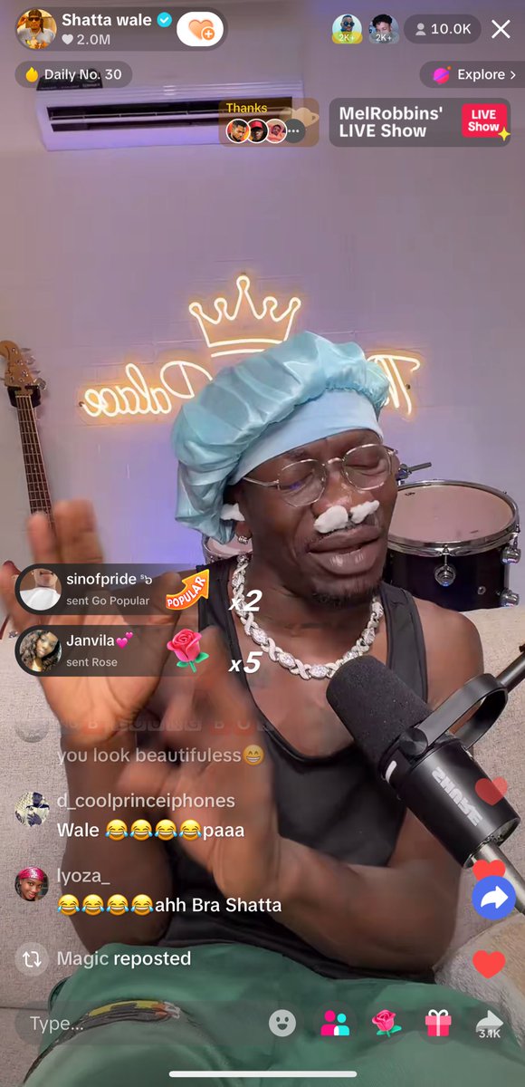 Hate or love Shatta Wale, just know he’s a very funny person cause why did I just see this as soon as I opened tiktok 🤣🤣🤣