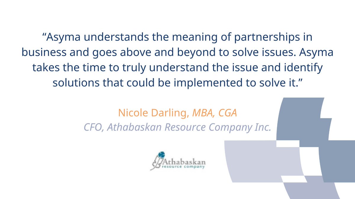 What does true partnership look like? 🫱🏼‍🫲🏽

For us, it means listening first, solving the problems that matter, and standing beside our clients long after go-live.

Big thanks to the Athabaskan Resource Company for the kind words and trust in our team!