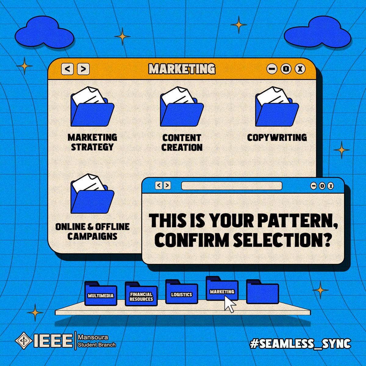 IEEEManSB's tweet image. The “Marketing” Committee manages the system’s presence across all platforms, designs strategies that define the user&apos;s perception of the branch, manages campaigns, creates content .

Register now: mansoura.ieee.org/committees

#IEEE_ManSB
#IEEE_ManCSC
#Seamless_Sync