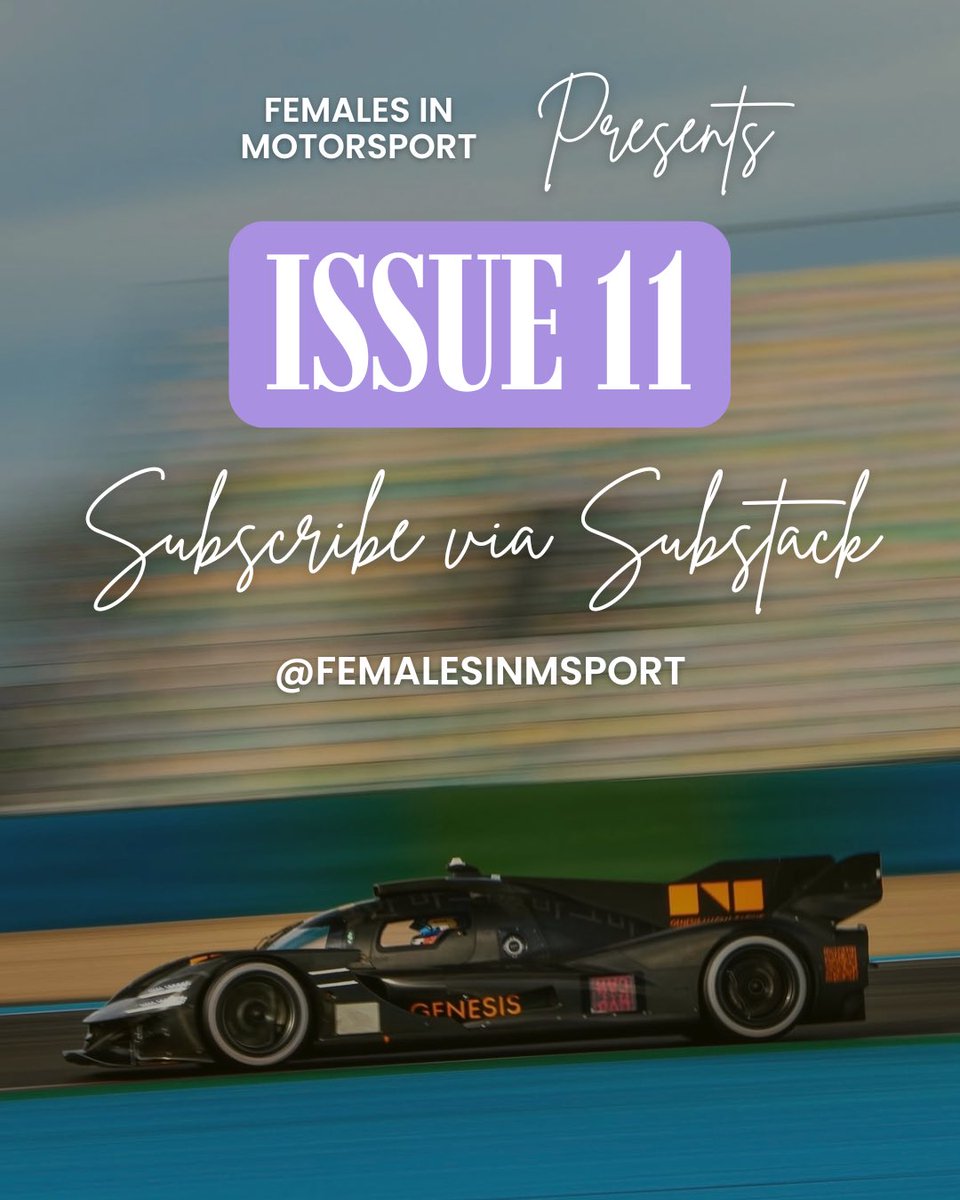 FemalesinMSport's tweet image. Want to find out EXACTLY what happened when F1 Academy went racing in Vegas? ✨

Read our latest newsletter to find out!

Subscribe for FREE via Substack @femalesinmsport or follow this link: open.substack.com/pub/femalesinm…

#WomenInMotorsport #RepresentationMatters