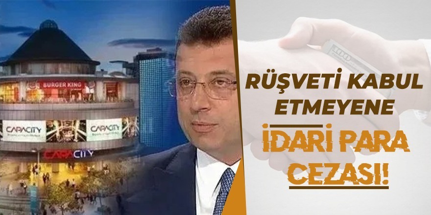 "İmamoğlu Çıkar Amaçlı Suç Örgütü" iddianamesinde, örgüt üyelerinin Capacity AVM sahiplerinden 5 milyon dolar rüşvet istediği, rüşvetin verilmemesi üzerine AVM'ye 197 milyon lira idari para cezası kesildiği belirtildi. 

#AdaleteGüveniyoruz, yargı gereğini yapacak