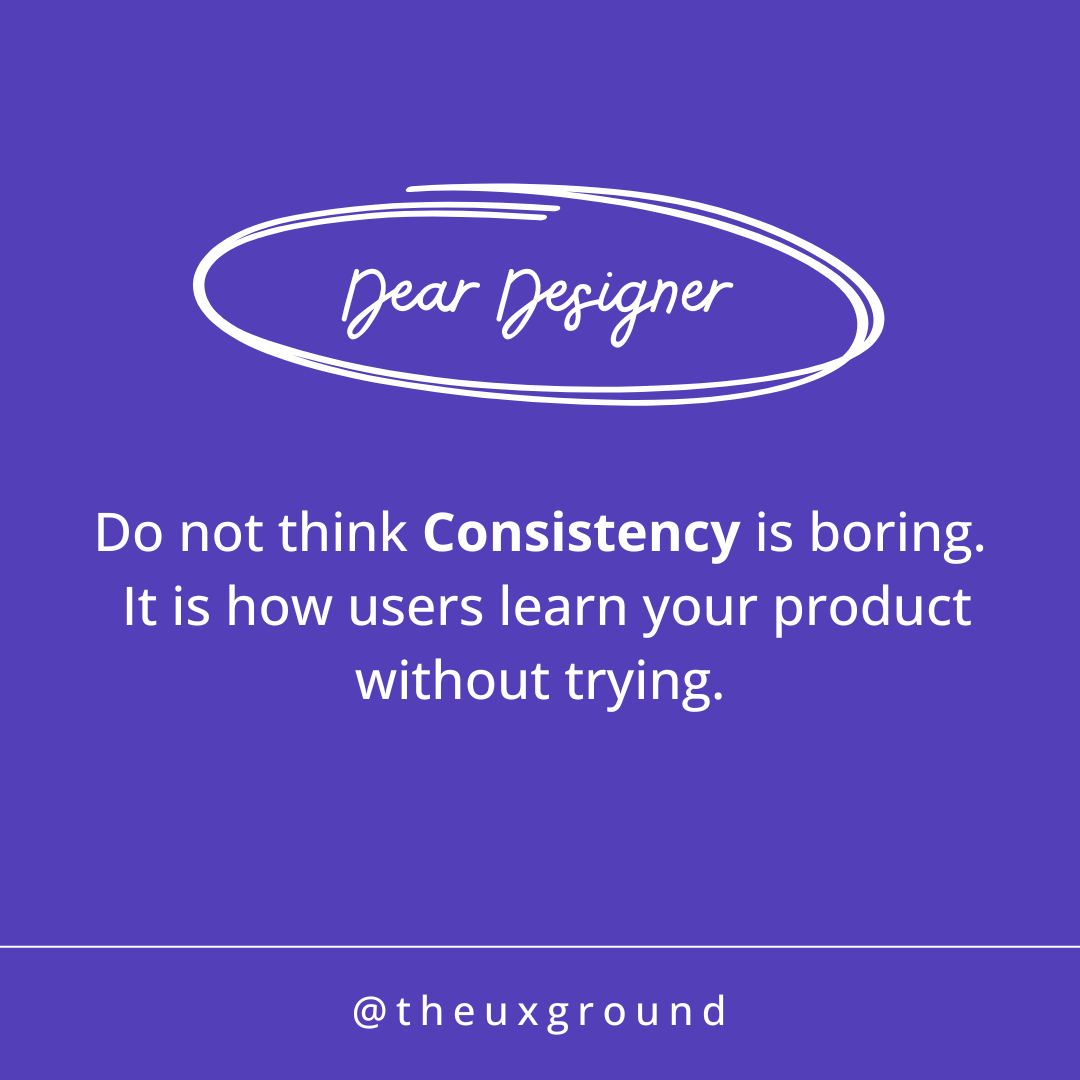 theuxground's tweet photo. Consistency isn't boring.
It's comfort. It's clarity. It's how people feel safe using something new without even noticing why.

Good design feels like a friend guiding you along.💙

#uxdesign #uidesign #productdesign #designtips #designinspiration #userexperience https://t.co/W3VTAMwatA