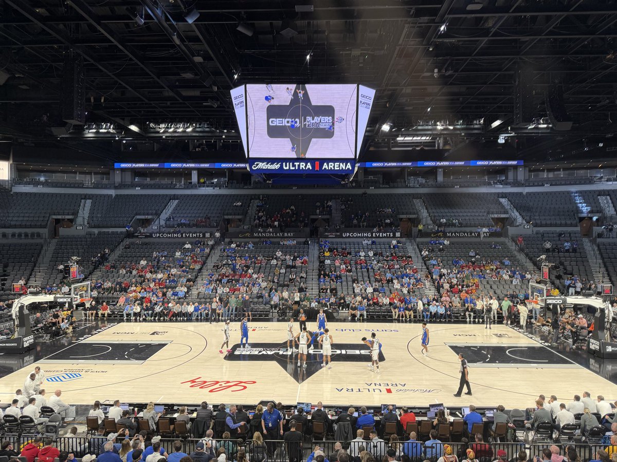 jeffborzello's tweet image. Players Era Festival 2025. 

First up at Michelob Ultra Arena: Creighton vs. Baylor.