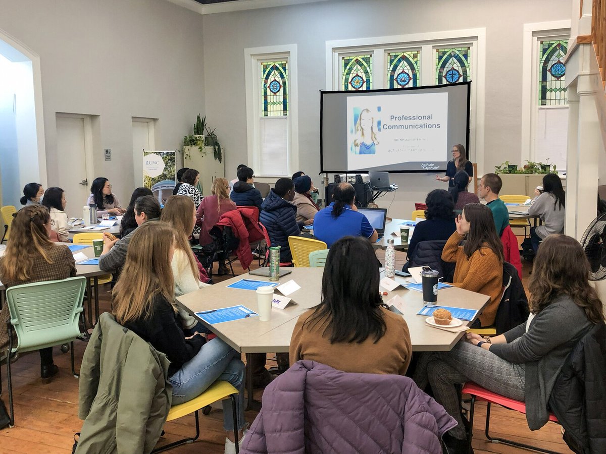 UNC_GradSchool's tweet photo. 👉 We are excited to announce the return of the Professional Communication Skills Boot Camp on January 6!

This event supports public speaking skills like how to structure a research pitch and how to project confidence through voice, posture and movement.

https://t.co/8wyKe3L2DD https://t.co/0hBXSOLO38