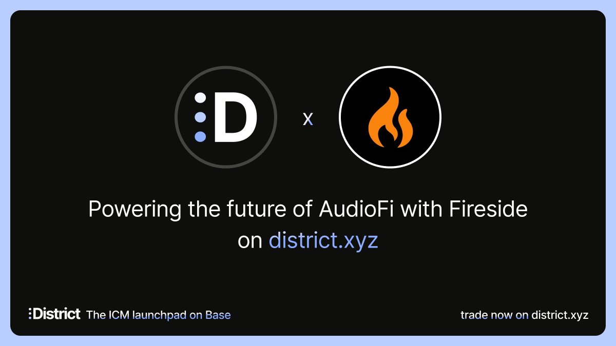 In an age of AI and deepfakes, voice is still a beacon for authenticity and connection.

That has value.

The AudioFi economy begins with <a href="/Firesidebase/">FIRΞSIDΞ</a> and District, live on November 26.