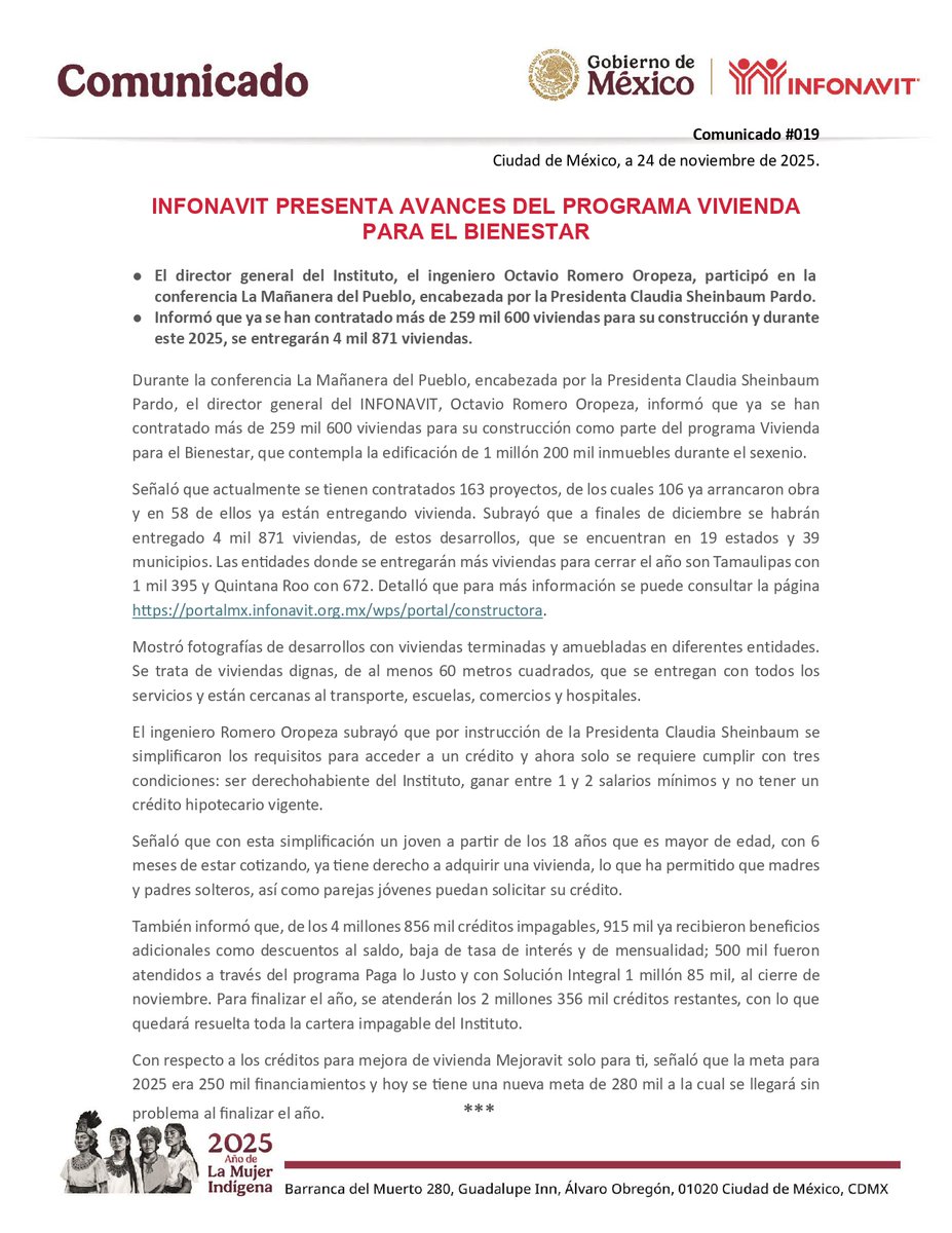 Infonavit tweet media