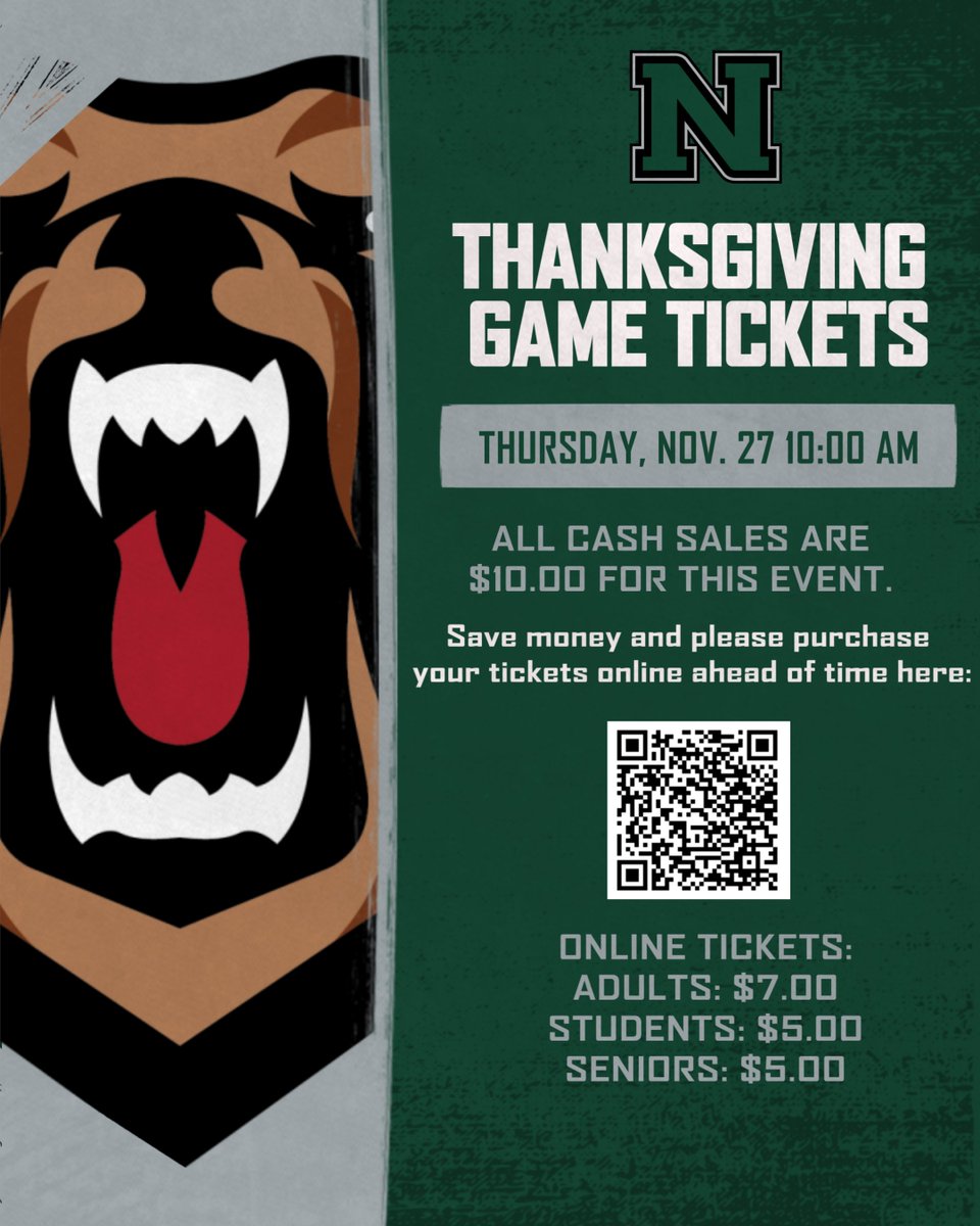 NorwalkBearsAD's tweet image. Get your tickets NOW for the Annual Sam Testa Trophy game! Kickoff is at 10:00 am at Jack Casagrande Field. All CASH sales are $10.00 at the gate. Save money and purchase your tickets online at:
events.hometownticketing.com/boxoffice/norw…