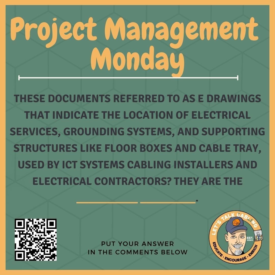 PROJECT MANAGEMENT MONDAY: From the Telecommunications Project Management Reference Manual. Put your answer below (answer publishes on Saturday)!

#cbrcdd #rcdd #PM #projectmanagement #MYBICSI