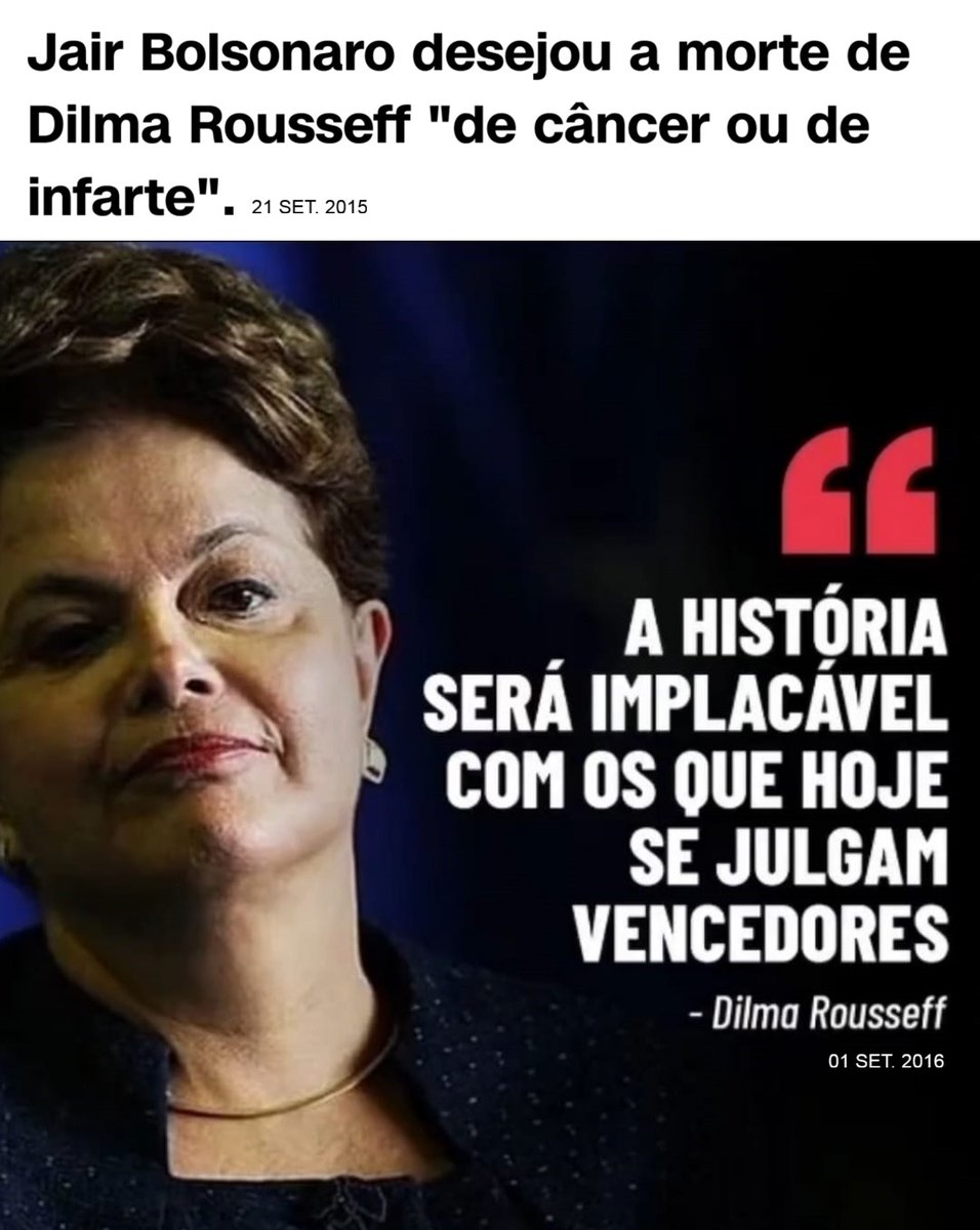 A história é implacável!