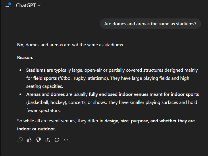 Imaginate usar la IA como fuente confiable, es como cuando ponias wikipedia en las referencias de tu trabajo de investigacion