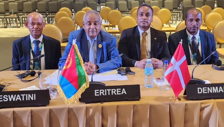 shurinti's tweet image. &quot; ልኡኽ ኤርትራ፡ ካብ  24 -25 ሕዳር 2025 ኣብ ከተማ ሉዋንዳ ኣንጎላ ዝቃናዕ ዘሎ መበል 7ይ ዋዕላ ኣፍሪቃዊ ሕብረትን ኤውሮፓዊ ሕብረትን ይሳተፍ ኣሎ &quot; !

#EritreaPrevails #highlight